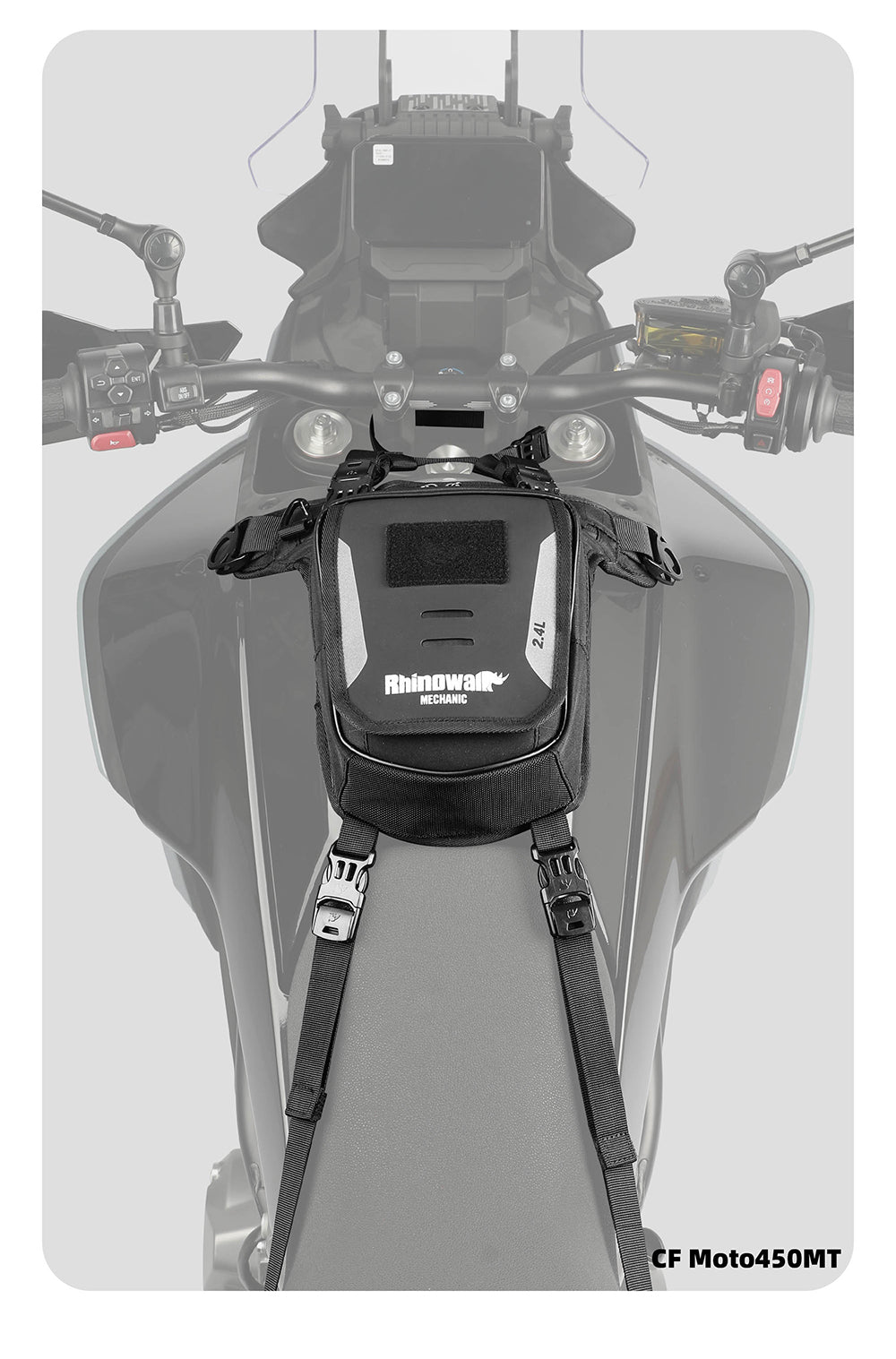 Rhinowalk - Mechanic - 2.4L Motorcycle Waterproof Tank Bag / Leg Bag - Non Magnectic (MJX2008WT)