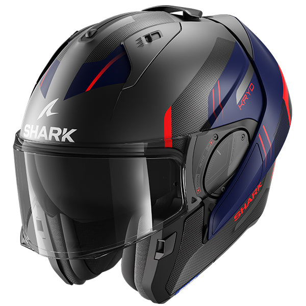 Shark Evo ES KRYD Modular Matte Helmet Blue-Red