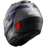Shark Evo ES KRYD Modular Matte Helmet Blue-Red
