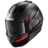 Shark Evo ES KRYD Modular Matte Helmet BLK-RED
