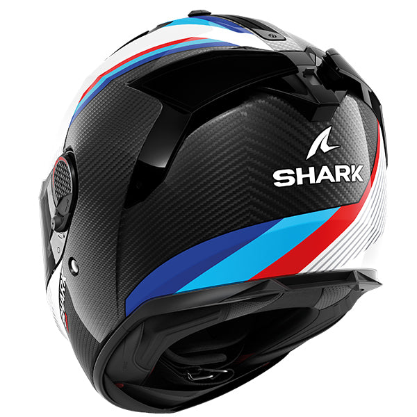 Shark Spartan GT Pro Carbon Dokhta Helmet (DWB) - White Blue Red