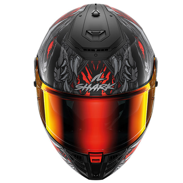 Shark Spartan RS Shaytan Helmet (KRA) - Black Red Anthracite