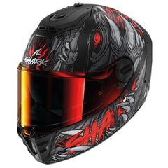 Shark Spartan RS Shaytan Helmet - Black Red Anthracite