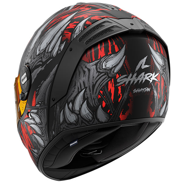 Shark Spartan RS Shaytan Helmet (KRA) - Black Red Anthracite