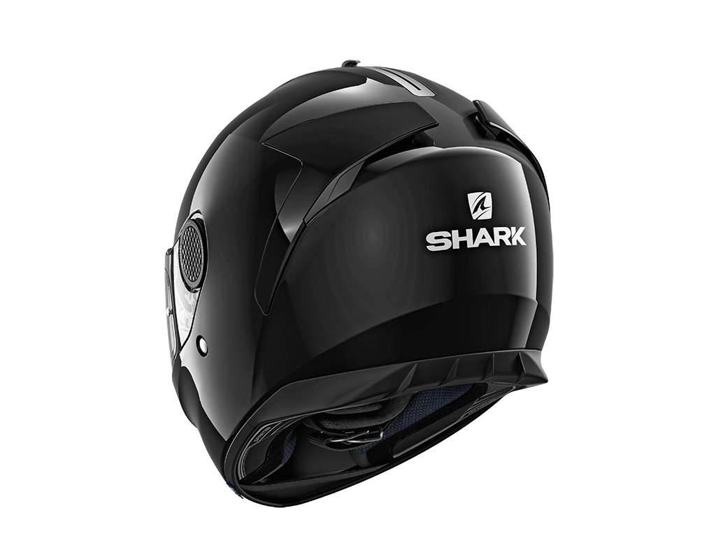 Shark Spartan Blank Gloss Helmet - Black