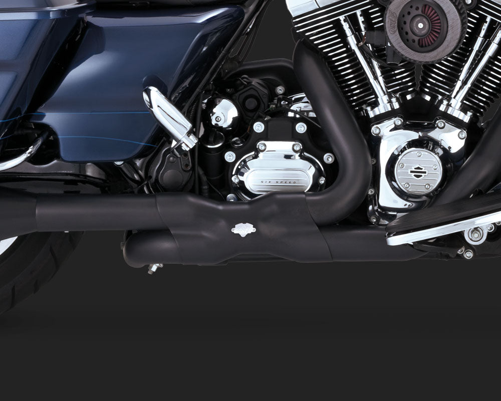 Vance & Hines Power Duals Headers For Harley Touring 2017-2025 - Black