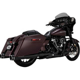 Vance & Hines 4 1/2" Torquer 450 Slip-On Mufflers For Harley Touring 2017-2023 - Machine Cut