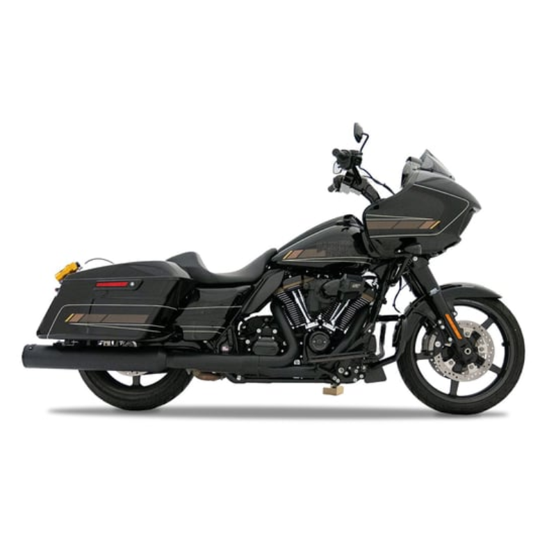 Rinehart Exhaust - Slip-On - 4 1/2" HP45 XL - HD Touring (2017-2026) - Black / Black