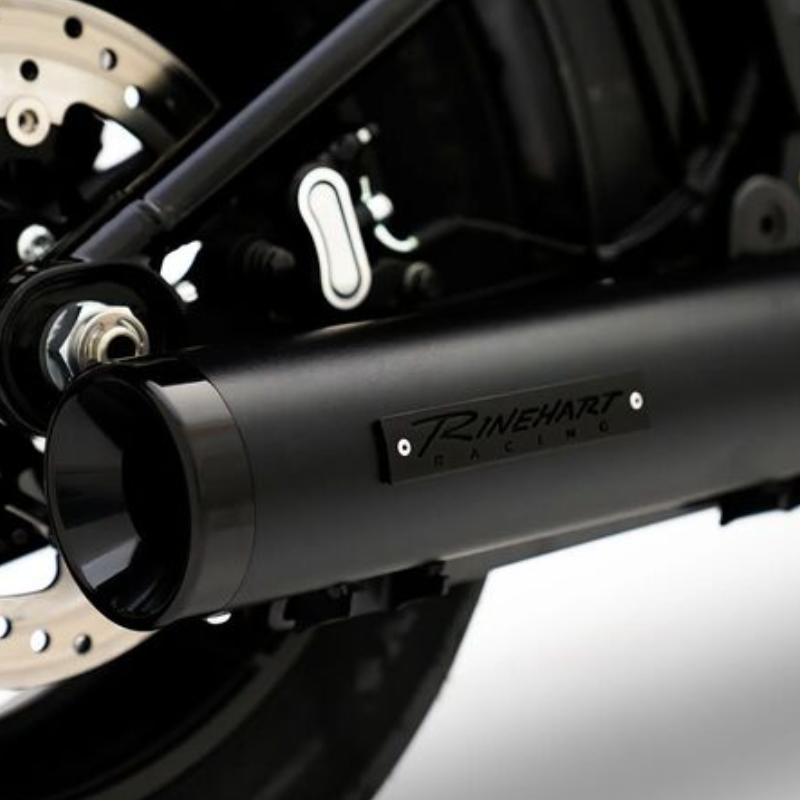 Rinehart Exhaust - Slip-On - HP 40 - 2-Into-1 - HD Softail (2025-2026) - Black - Motofever