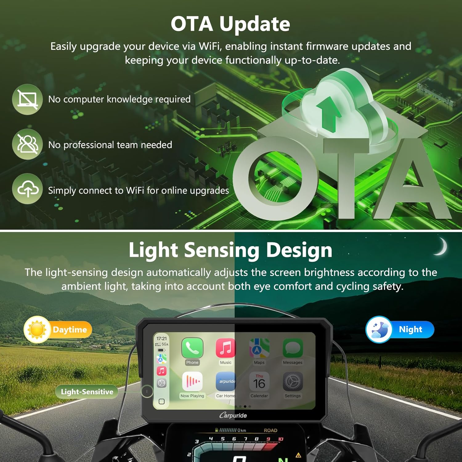 Carpuride - 6.25 inch Waterproof Carplay for BMW - W602BS PRO - Motofever