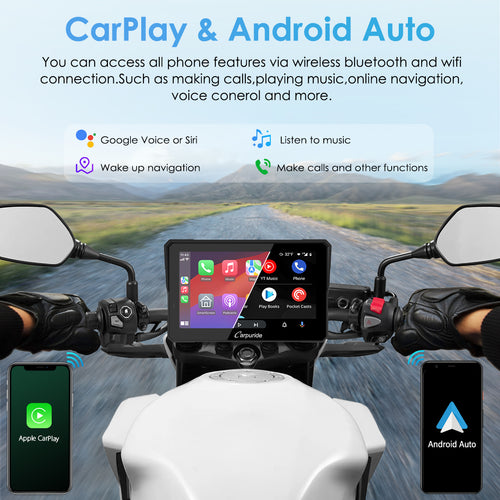 Carpuride - 7 inch Waterproof Carplay with TPMS - W702PRO-TPMS