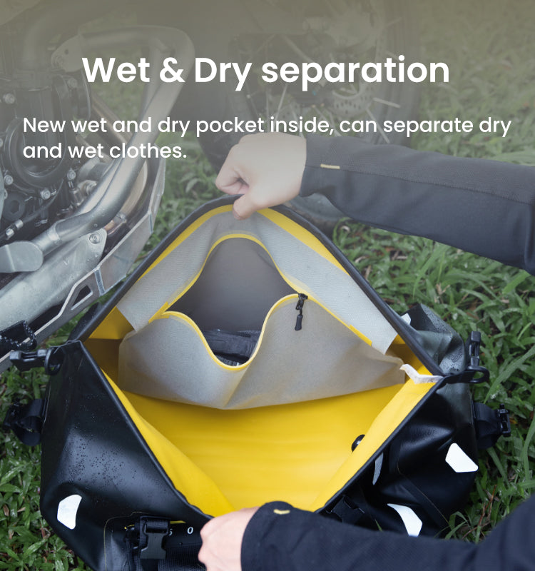 Loboo Waterproof TPU Tail Bag 80L - Black