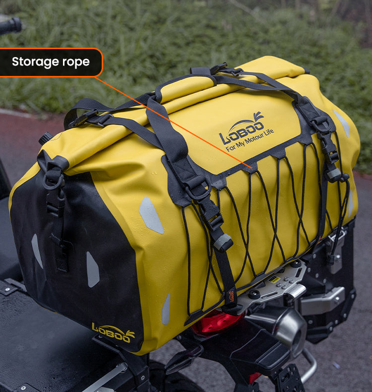 Loboo Waterproof TPU Tail Bag 80L - Black