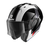 Shark Evo ES Endless Modular Gloss Helmet - WHT/BLK/RED