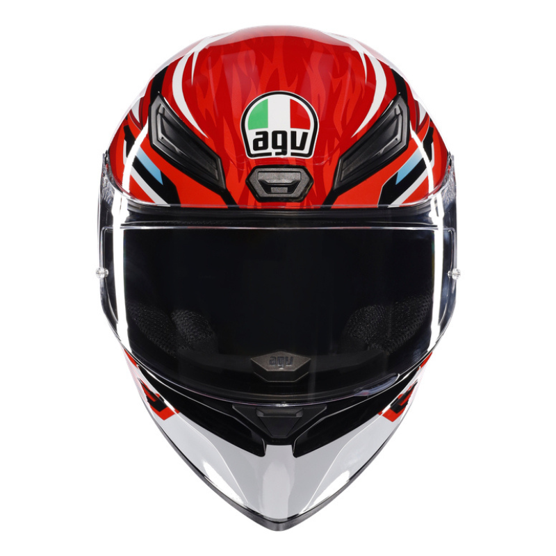 AGV K1-S Lion - Black Red White Helmet