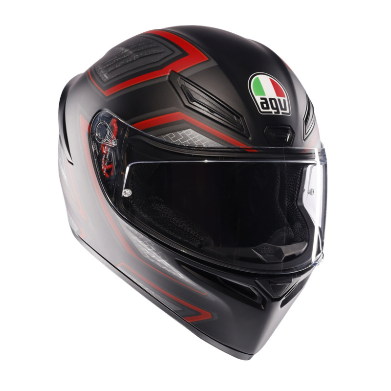 AGV K1-S Sling Matt Helmet - Black Red