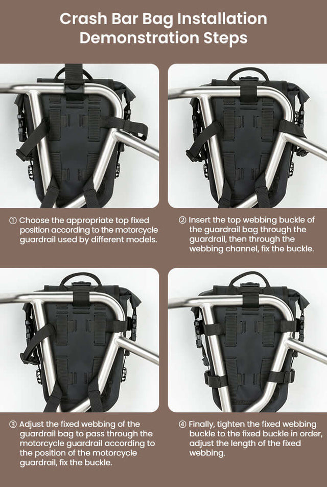 Loboo Wanderer Crash Bar Bags - 6L