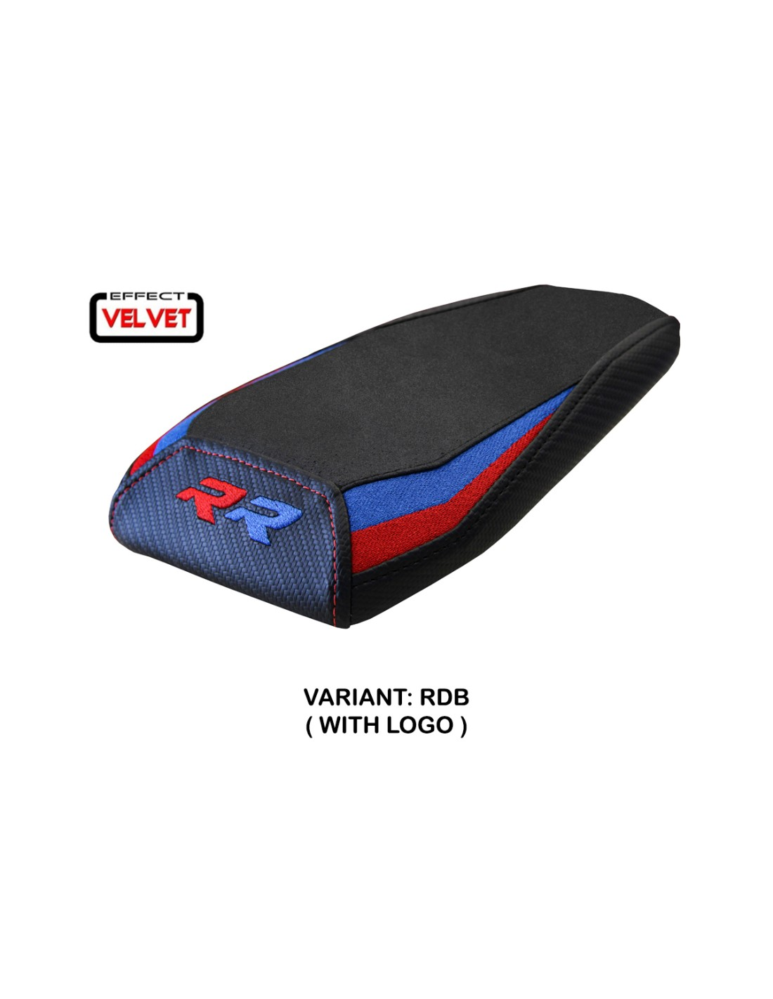 TPZ Italia - Seat Covers - BMW M1000 RR (2023-2025) - Pillion - Riesa Velvet