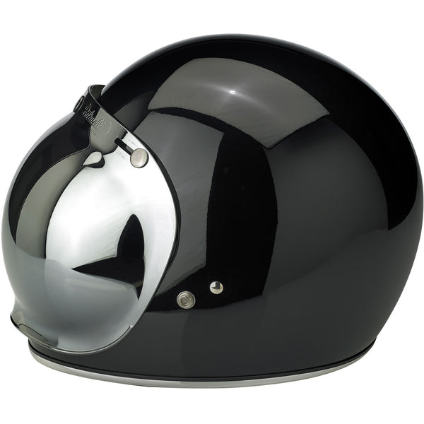 Biltwell Visor Bubble Shield Anti-Fog - Chrome Mirror