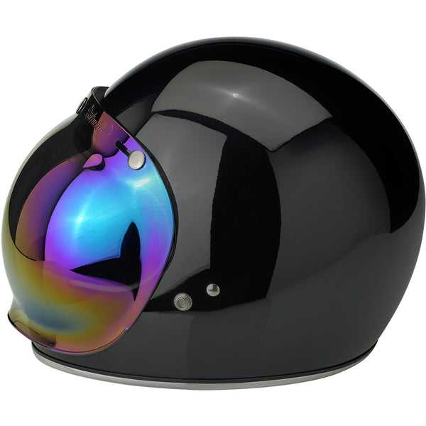 Biltwell Visor Bubble Shield Anti-Fog - Rainbow Mirror