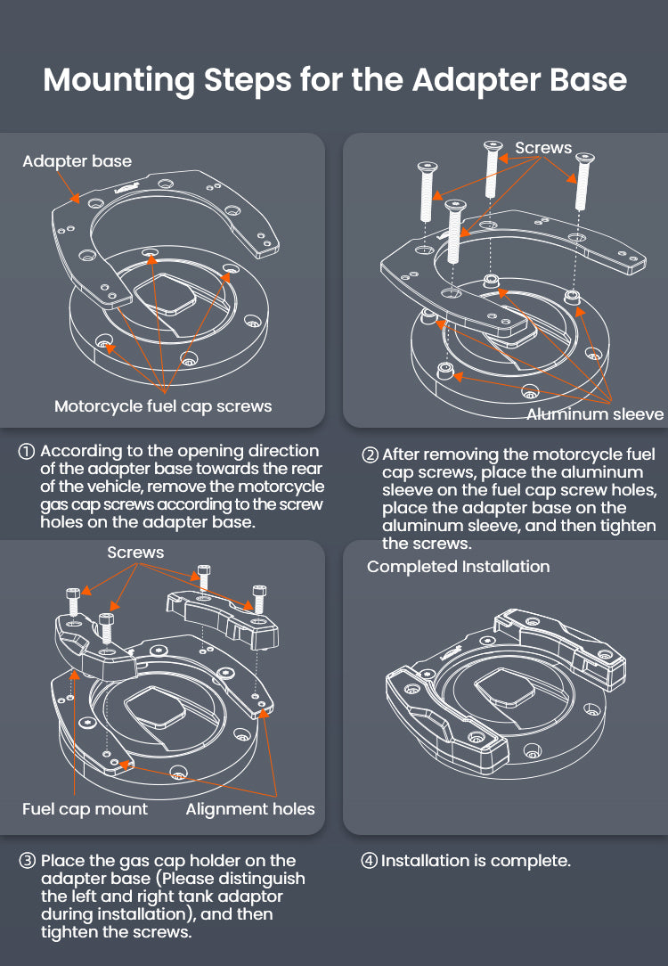 Loboo Expandable Tank Bag - 4.5L ~ 6.5L (BTB10SBK) - Motofever