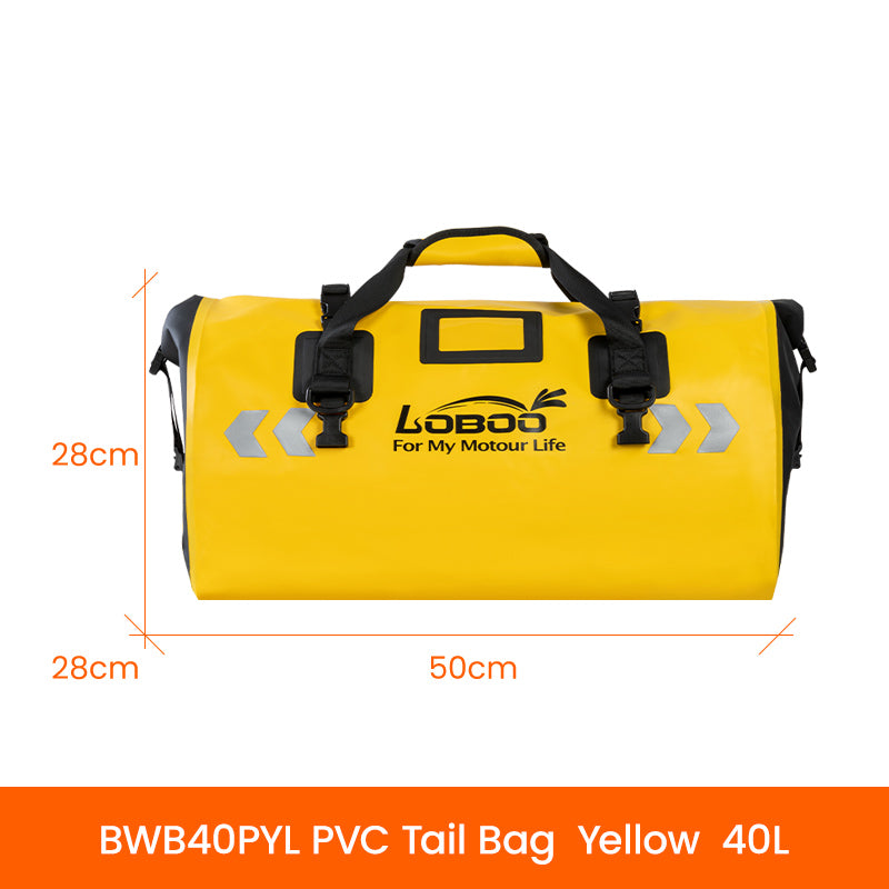 Loboo Classic Waterproof PVC Tail Bag 40L - Yellow (BWB40PYL)