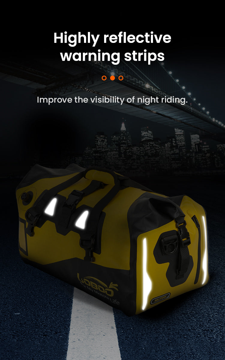 Loboo Waterproof PVC Tail Bag- Upgraded - 40L - Yellow (BWB40P02YL)