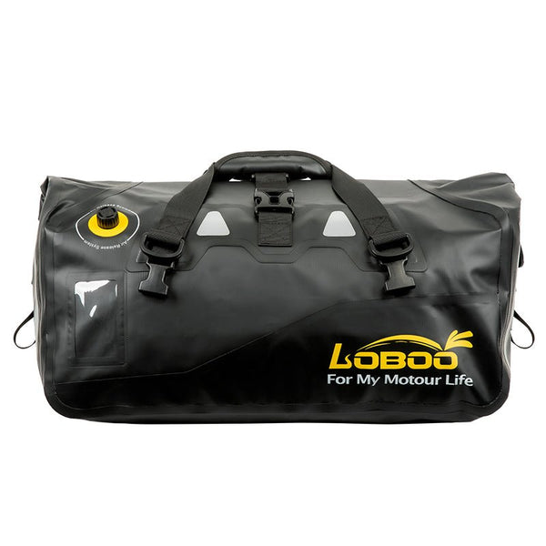 Loboo Waterproof PVC Tail Bag- Upgraded - 50L - Black