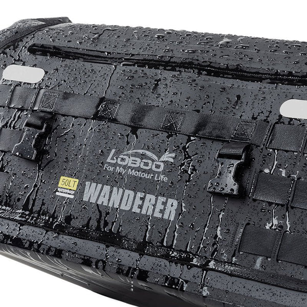 Loboo Wanderer Waterproof TPU Tail Bag- 50L - Black (BWB50T02BK)