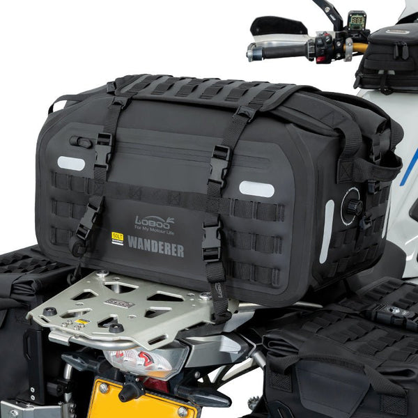 Loboo Wanderer Waterproof TPU Tail Bag- 50L - Black (BWB50T02BK)