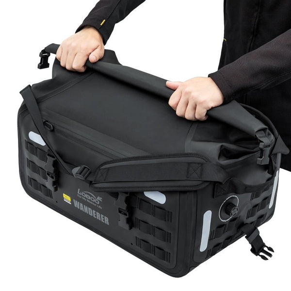 Loboo Wanderer Waterproof TPU Tail Bag- 50L - Black (BWB50T02BK)