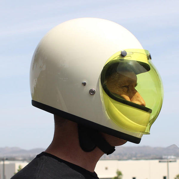 Biltwell Visor - Bubble Shield Anti-Fog - Yellow