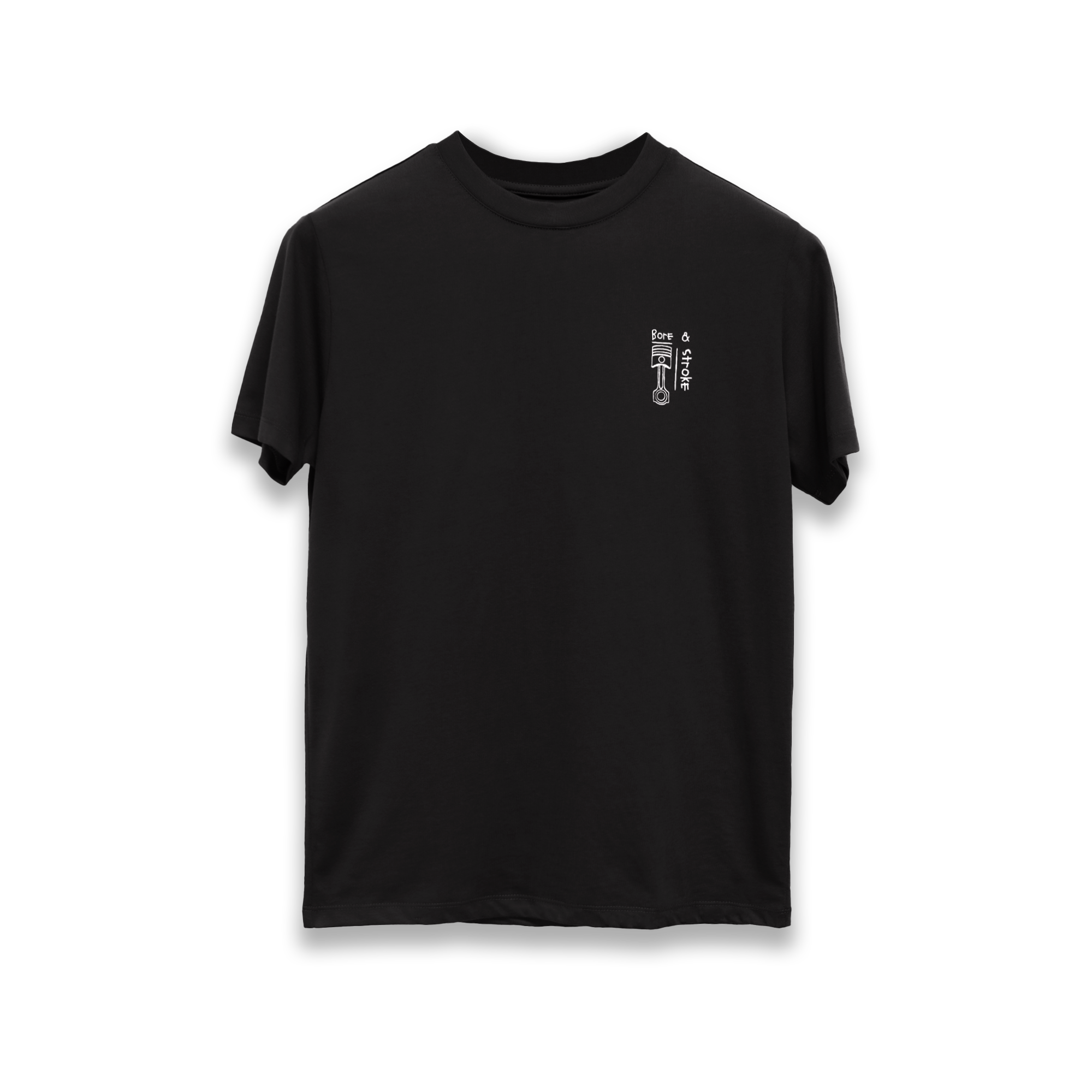 Bore & Stroke T-Shirt Classic 2.0 - Black