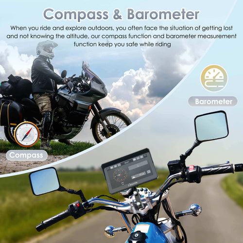 Carpuride - 7 inch Waterproof Carplay with Radar BSD - W702RS PRO + TPMS - Motofever