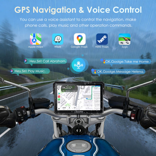 Carpuride - 7 inch Waterproof Carplay with HD Dual Camera - W702 Plus - Motofever