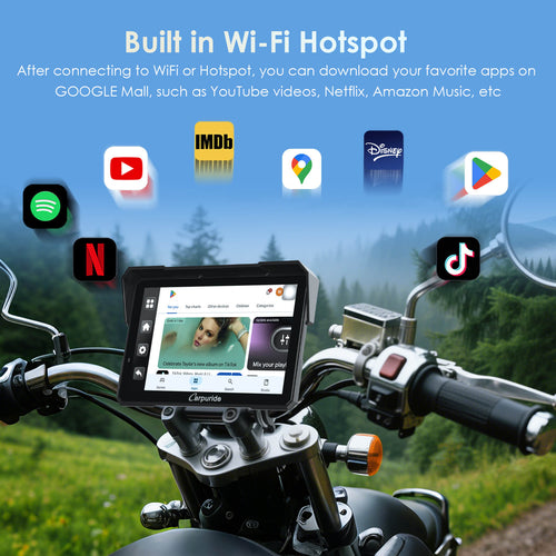 Carpuride - 7 inch Waterproof Carplay with HD Dual Camera - W702 Plus - Motofever