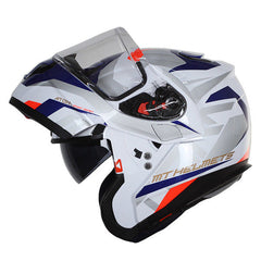 MT Atom SV Skill A0 Gloss Helmet - Pearl White