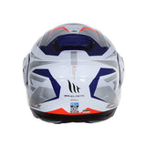 MT Atom SV Skill A0 Gloss Helmet - Pearl White