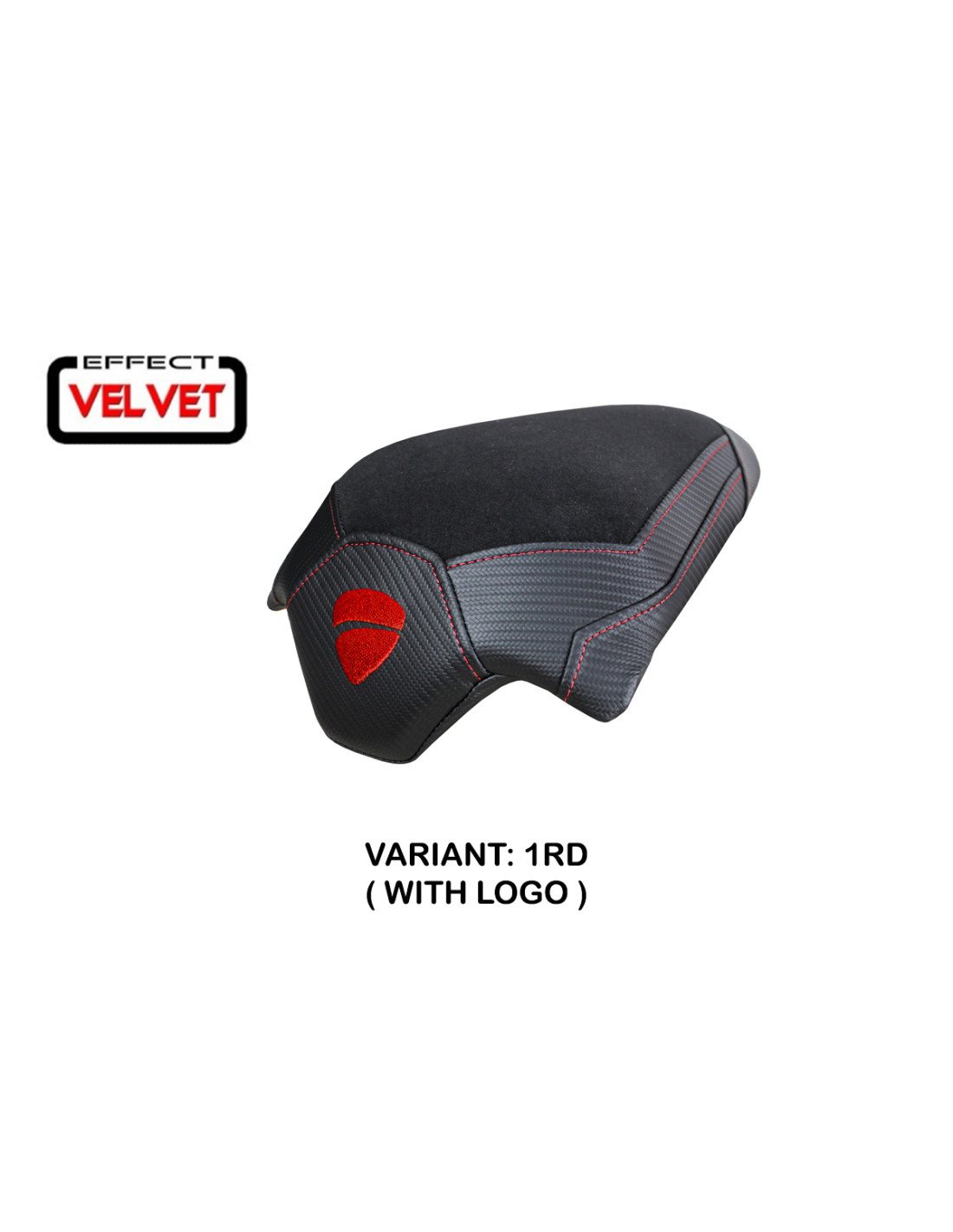 TPZ Italia - Seat Covers - Ducati Streetfighter V4 (2020-2024) - Pillion - Areion Velvet