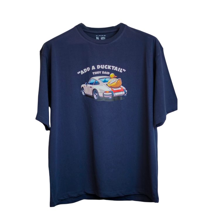 Bore & Stroke T-Shirt Oversize - Duck Tail - Navy