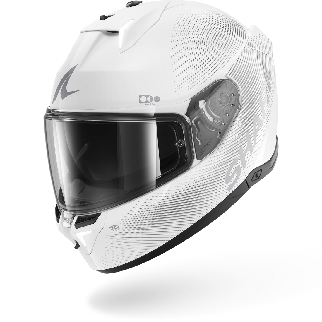 Shark Helmet - Skwal i3 - SP LYNE - White Silver Silver (WSS)