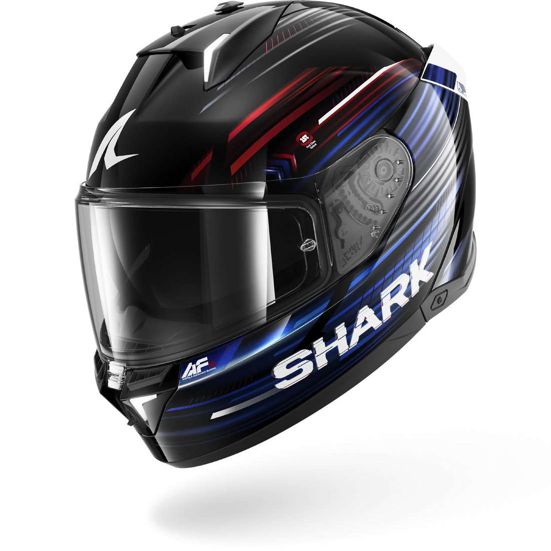 Shark Helmet - Skwal i3 -LIGHT-BLUR - Black Red Blue (KRB) - Motofever
