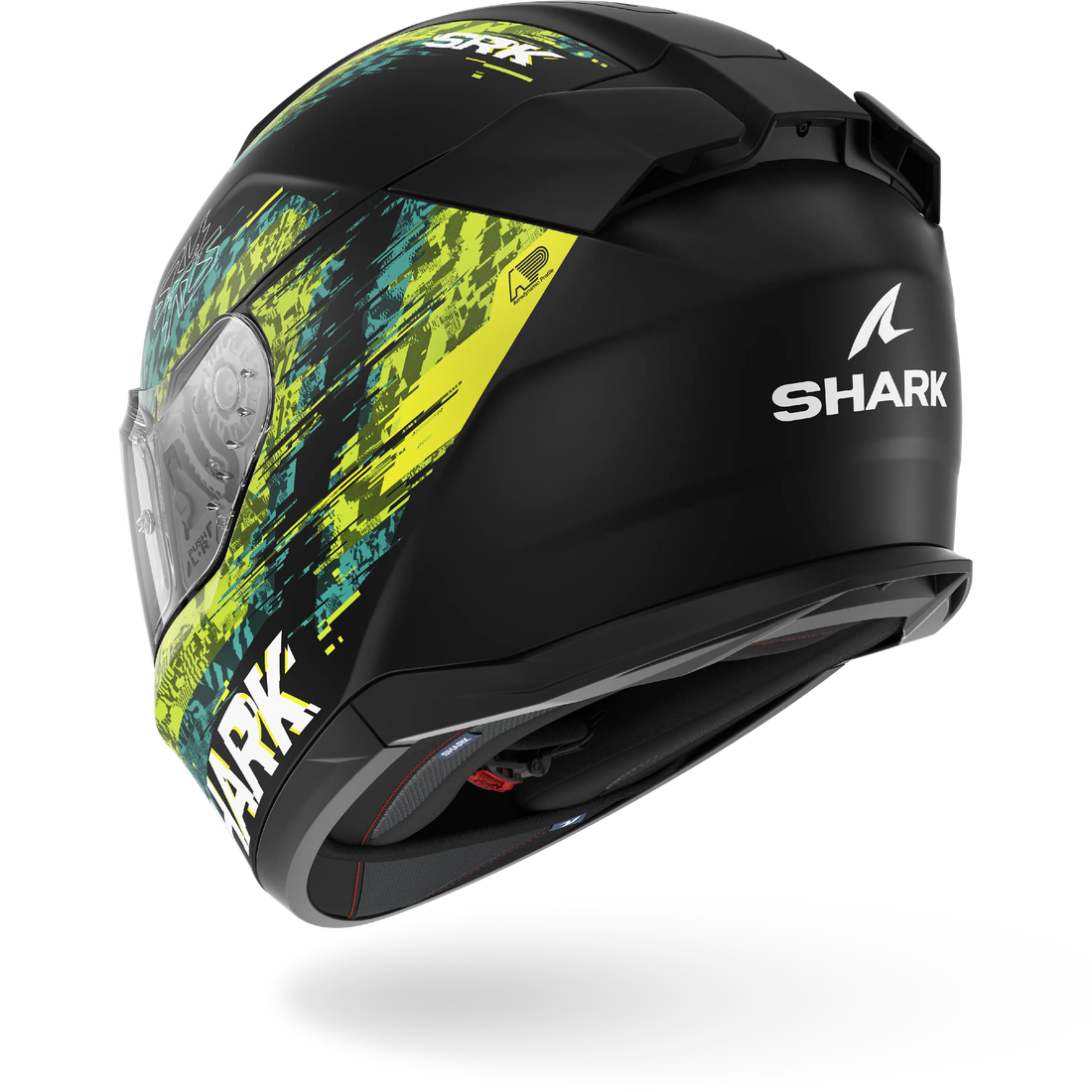 Shark Helmet - D-Skwal 3 - SPEED-VIB Matt - Black Green Blue (KGB) - Motofever