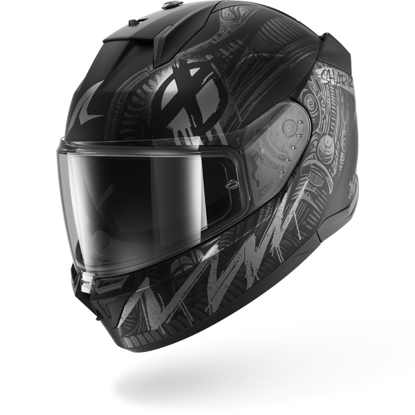 Shark Helmet - D-Skwal 3 - SHIEVER Matt - Black Anthracite Silver (KAS) - Motofever