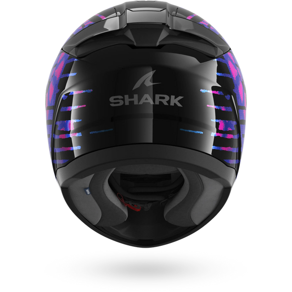 Shark Helmet - Ridill 2 - REPTAIA - Black Violet Glitter (KVX) - Motofever