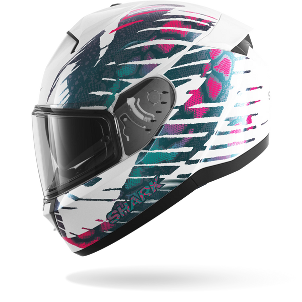 Shark Helmet - Ridill 2 - REPTAIA - White Violet Cameleon (WVX) - Motofever