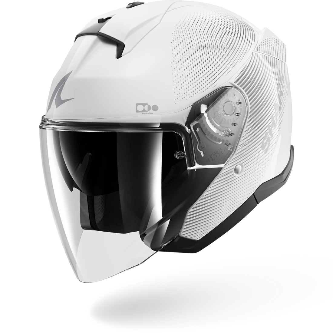 Shark Helmet - SKWAL JET - SP LYNE - White Silver Silver (WSS) - Motofever