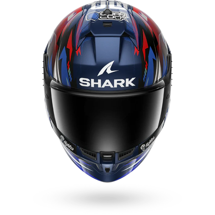 Shark Helmet - Skwal Cup - REPLICA ZARCO FRENCH GP - Blue Chrome Red (BUR)