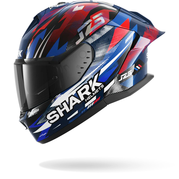 Shark Helmet - Skwal Cup - REPLICA ZARCO FRENCH GP - Blue Chrome Red (BUR)