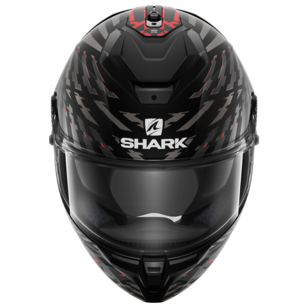 Shark Spartan GT E-Brake Matt Helmet - Black Red Anthracite